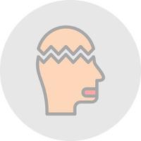 Mental Breakdown Vector Icon Design