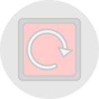Reload Vector Icon Design