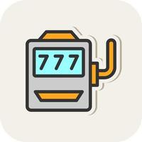 Slot Machine Vector Icon Design