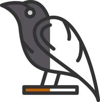 Raven Vector Icon Design