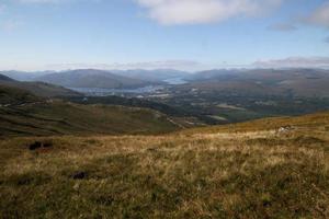 A view of the Scottish Countryside from the top of the Nevis Range photo