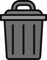 Trash Can Vector Icon
