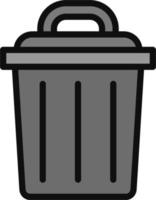 Trash Can Vector Icon