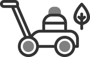 Mowing Vector Icon