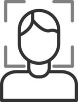 Face Scanner Vector Icon