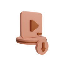 3d Video Speichern Symbol png