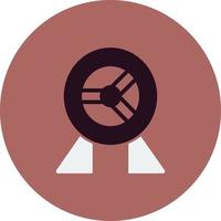 Hamster Wheel Vector Icon