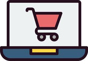 Online Shopping Vector Icon