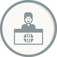 News Anchor Vector Icon