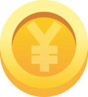 Yuan Geld Gold Münze Währung png