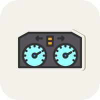 Meter Vector Icon Design