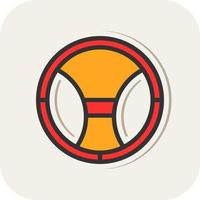 Steering Wheel Vector Icon Design