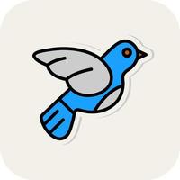 Dove Vector Icon Design