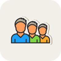 Queue Vector Icon Design