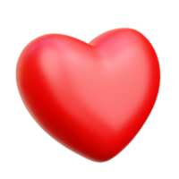 corazones 3d, ilustración 3d de San Valentín png