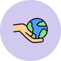 Save The Planet Vector Icon