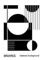 afiches de diseño geométrico mínimos de los años 20, arte mural, plantilla, diseño con elementos de formas primitivas. fondo de patrón retro bauhaus, círculo abstracto vectorial, triángulo y arte de línea cuadrada vector