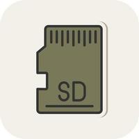 Sd Card Vector Icon Design