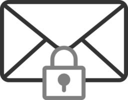 Mail Security Vector Icon