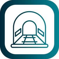 diseño de icono de vector de túnel