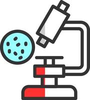 diseño de icono de vector de investigación científica