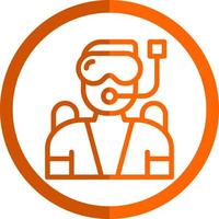Diving Vector Icon Design