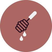 Honey Dipper Vector Icon