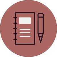 Notebook Vector Icon