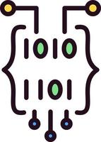 Binary Code Vector Icon