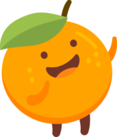 orange Zeichentrickfigur png