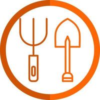 Pitchfork Vector Icon Design