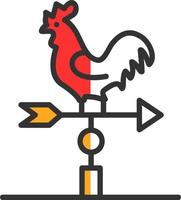 Weather Vane Vector Icon Design