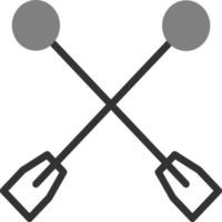 Paddles Vector Icon