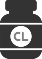 cloro vector icono