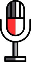 Podcast Vector Icon Design