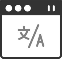 Online Translator Vector Icon