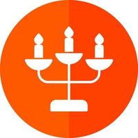 diseño de icono de vector de candelabro