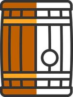 Barrel Vector Icon Design