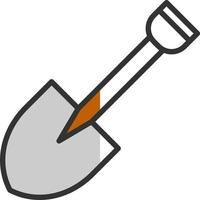 Shovel Vector Icon Design