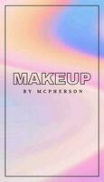 Creative Makeup Artist Business Card template