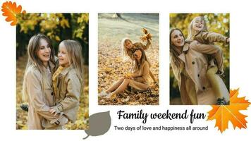 Fall Family Weekend Fun template