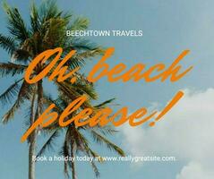 Travel Promo template
