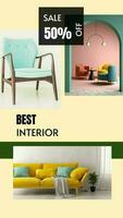 Furniture sale promo template