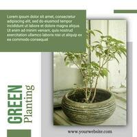 Green Planting template