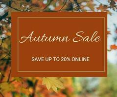 Autumn Sale template