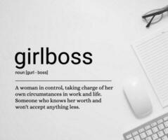 Girlboss definition promo template