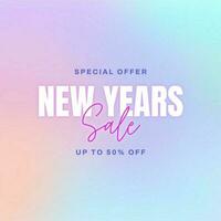 New Years Sale template