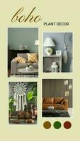 Boho Plant Decor template