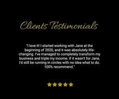 Clients Testimonials template