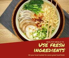 Fresh Food Promo template